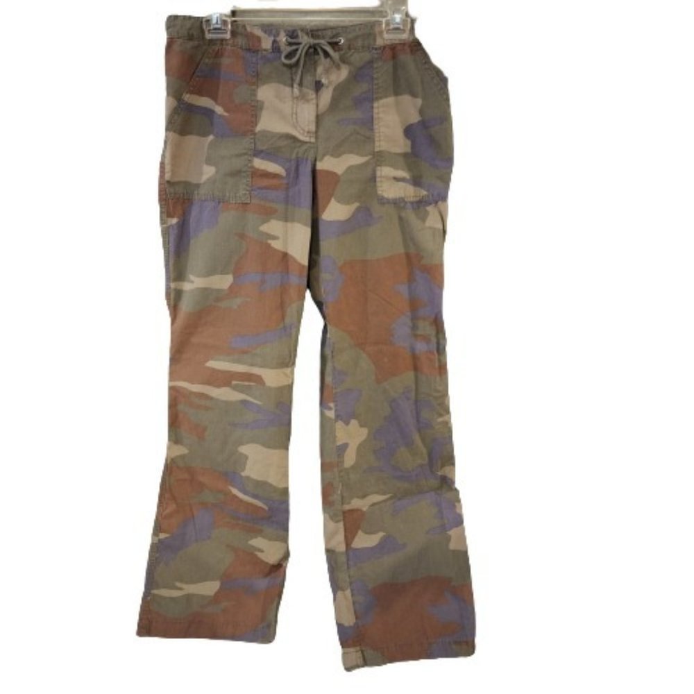 Victoria's Secret London Jean Chino Camo Size 10